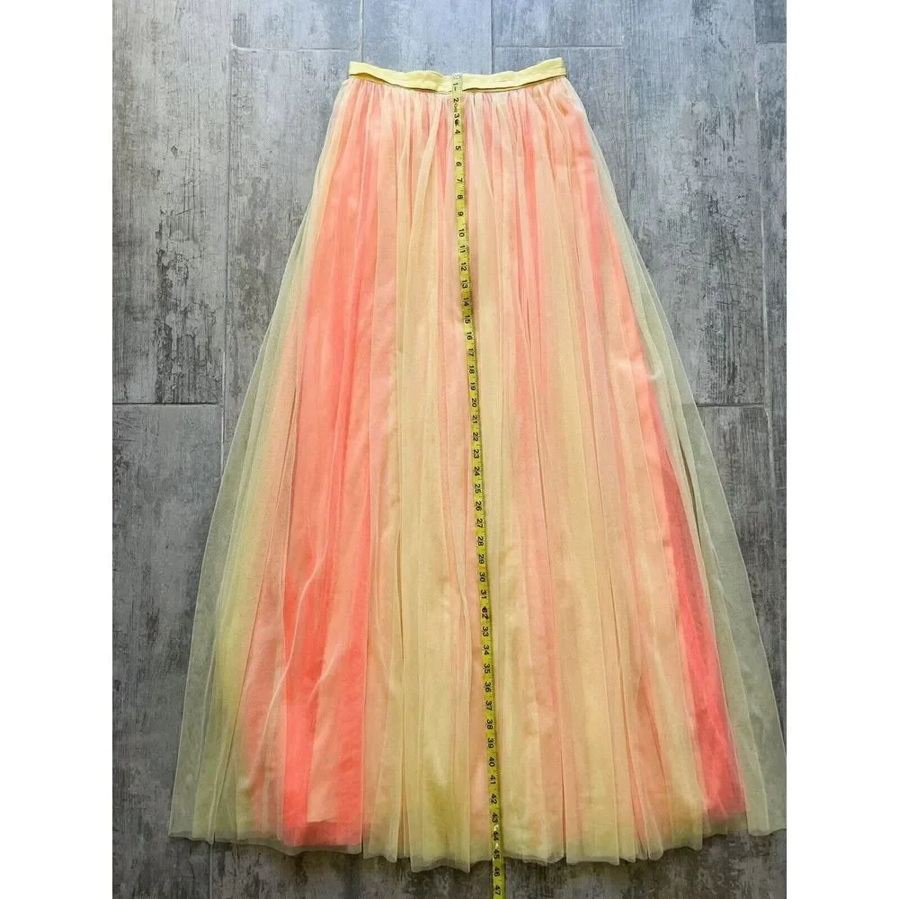 NEEDLE & THREAD Tulle Maxi Skirt Anthropologie BHLDN Wedding Formal Designer 6